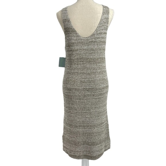 Susina Petite Womens Midi Sweater Dress Medium PM Sleeveless Marled Casual - Picture 3 of 7